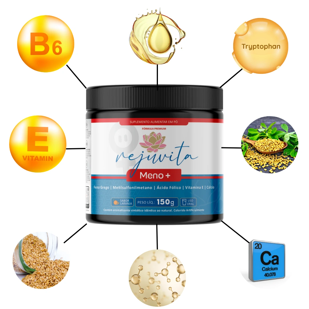 Menoplus fórmula 8 em 1 com combinação de ativos
