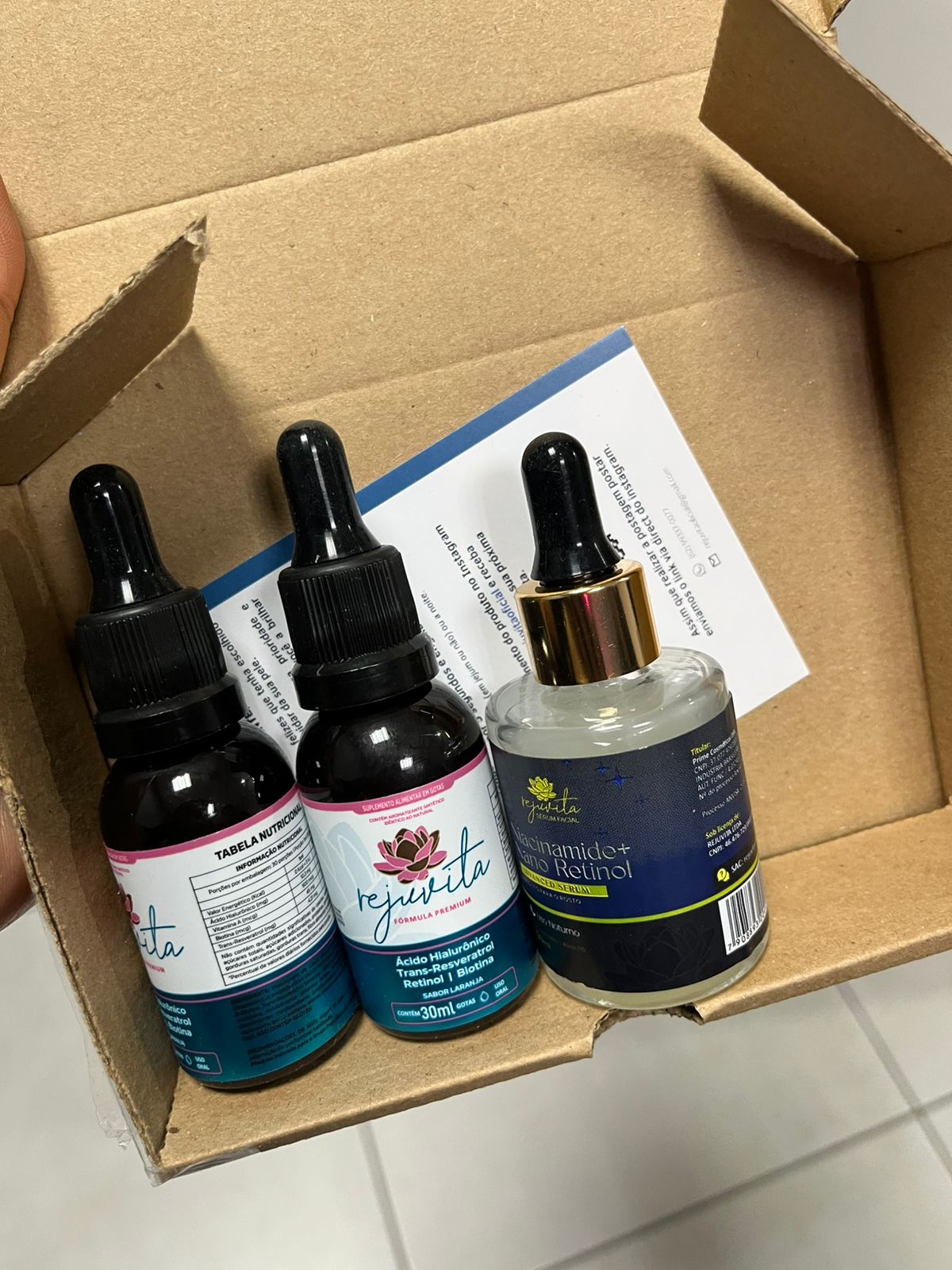 Recebimento do produto — Maria Clara